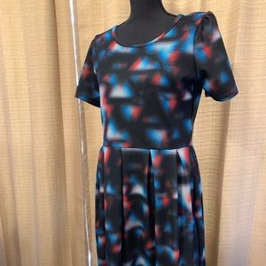 Lularoe Amelia Sz XL geometric design